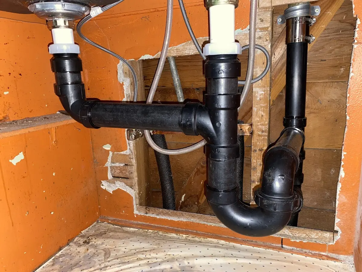 Professional Repiping Services equipment and tools on the job in Sunderland